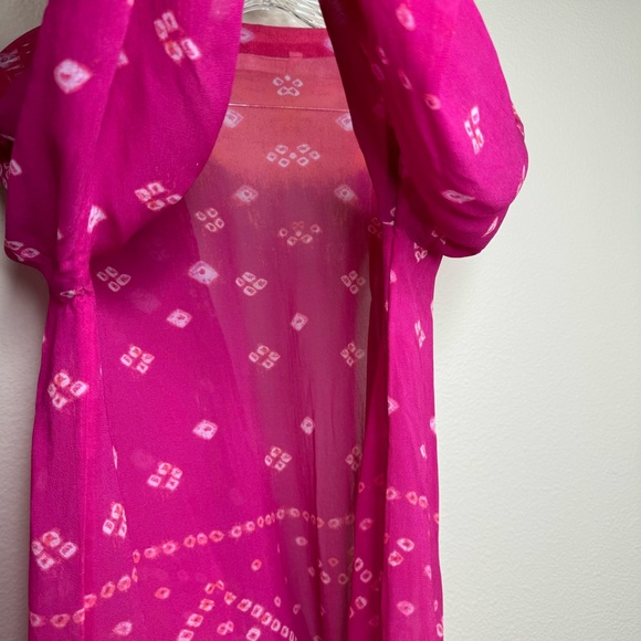Soft Surroundings | Pink Laguna Topper Kimono | Size Large - Picture 7 of 7